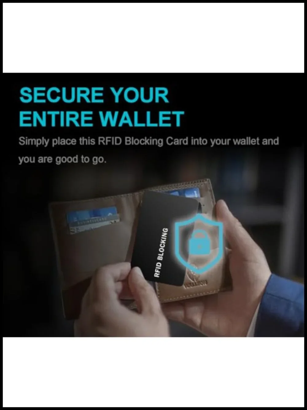 RFID Blocking Card Contactless NFC Credit Card Protector Wallet Shield 5 Pack